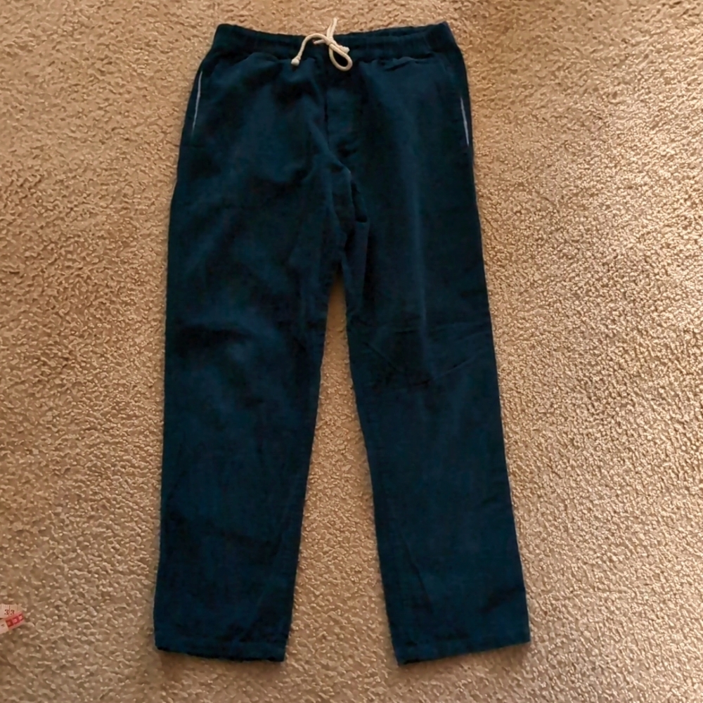 Iron & Resin Navy Blue Drawstring Pants